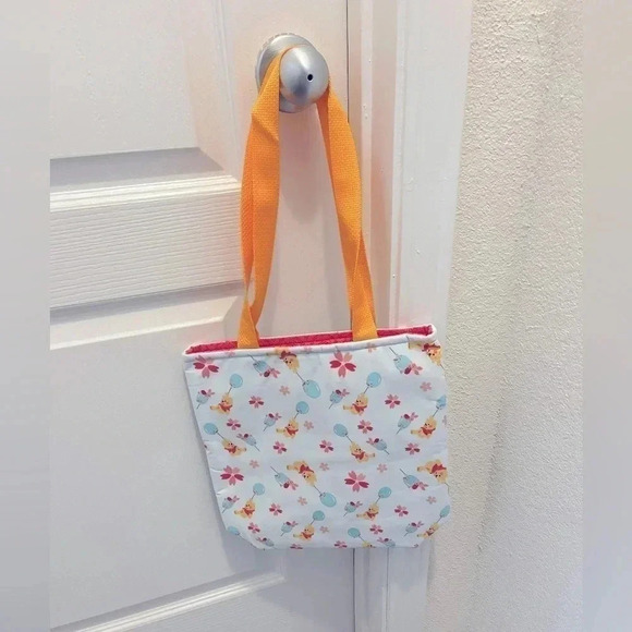 Pooh Piglet Balloon Small Sized Eco-Friendly Market Tote Bag - Picture 2 of 7